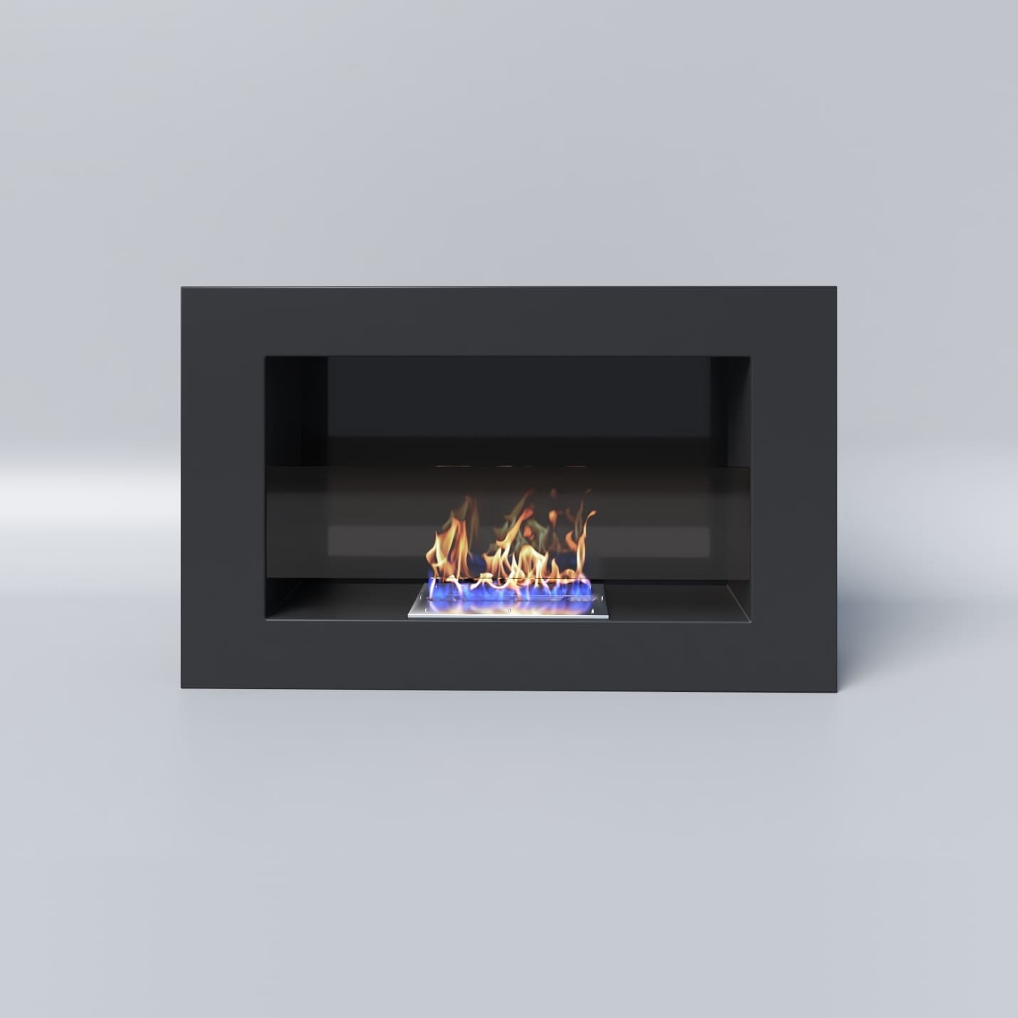 Биокамин "Русский огонь" Лайт 650N настенный с защитным и декоративным стеклом по цене 21 900 руб.