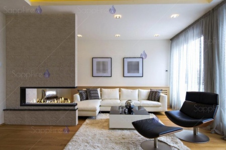 Встраиваемый биокамин / торцевой сквозной очаг 700 (SappFire) по цене 39 000 руб.