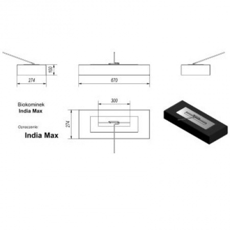 Биокамин Kratki INDIA MAX Биокамин Kratki INDIA MAX по цене