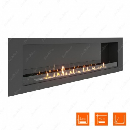 Биокамин SteelHeat LONG 1800 стекло + стемалит Биокамин SteelHeat LONG 1800 стекло + стемалит по цене 76 300 руб.