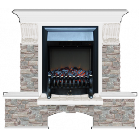 Бостон К Грот цветной (белый)+Fobos Black