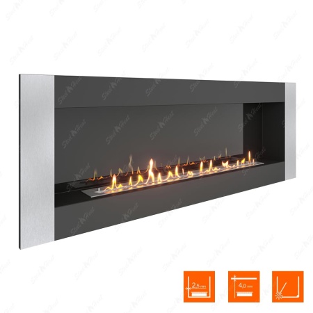 Биокамин SteelHeat GRAND-V 1800 стемалит Биокамин SteelHeat GRAND-V 1800 стемалит по цене 74 200 руб.