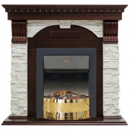 Dublin арочный сланец белый (темный дуб)+Geneva Log Dublin арочный сланец белый (темный дуб)+Geneva Log