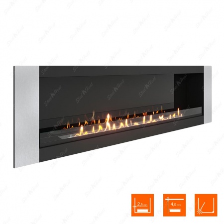 Биокамин SteelHeat LONG-V 1800 стекло + стемалит Биокамин SteelHeat LONG-V 1800 стекло + стемалит по цене 82 900 руб.