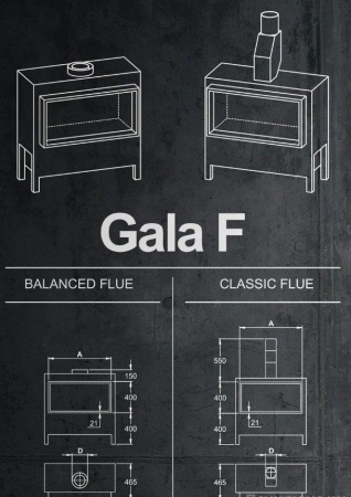
Газовая топка Vero Design GA 8 F