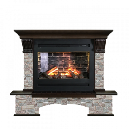 Бостон грот цветной (темный дуб)+Rumba 3D