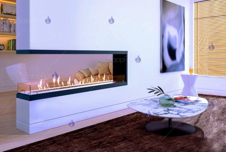 Встраиваемый торцевой сквозной очаг 1000 SappFire по цене 48 800 руб.