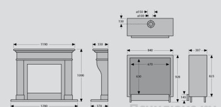 Газовый камин Faber Hestia Nostalgic Газовый камин Faber Hestia Nostalgic